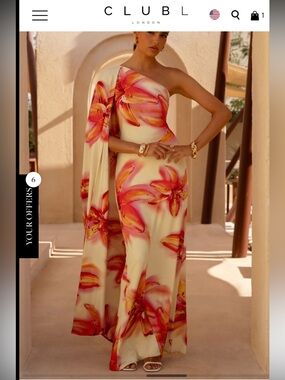Club L London | Dresses | Club L London Melika Burgundy Twisted Bardot Maxi Dress